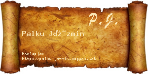 Palku Jázmin névjegykártya